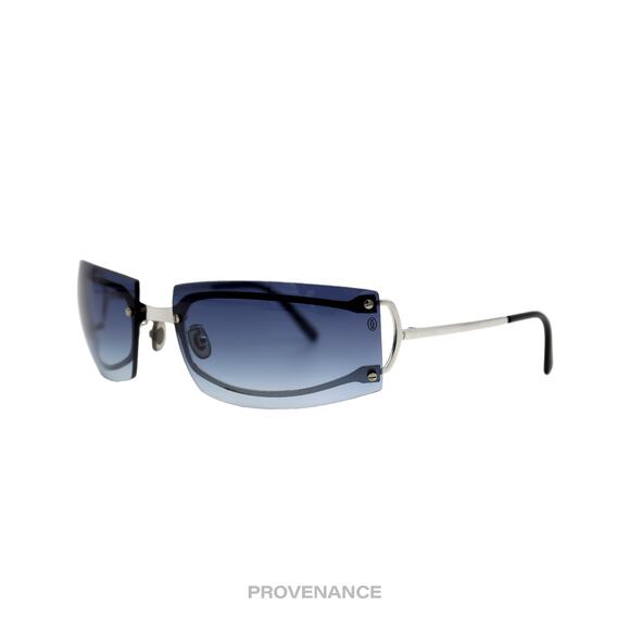? Cartier C Decor Shield Sunglasses - Platinum Blue main image 10